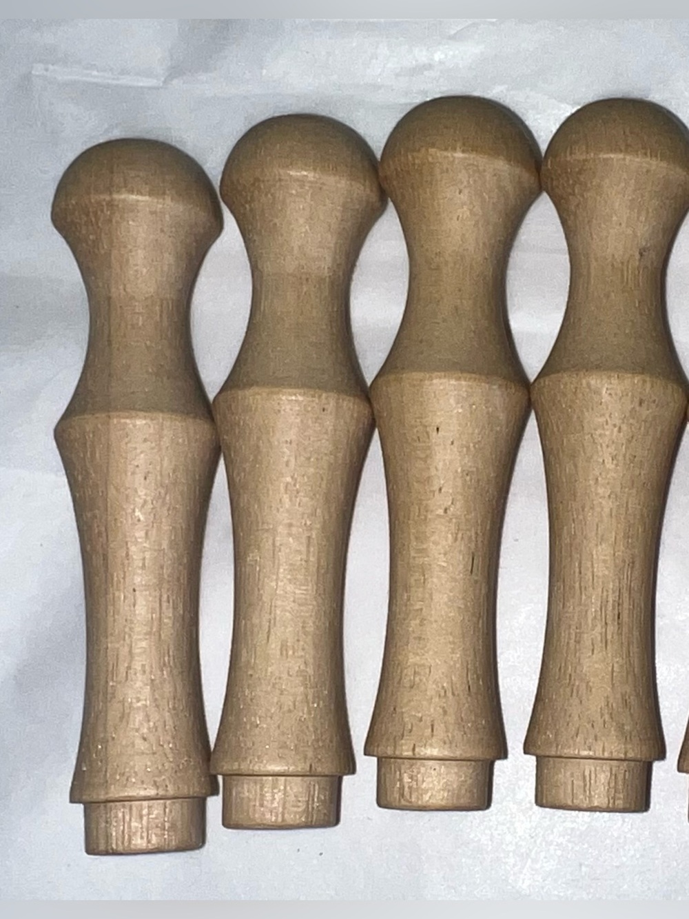 Natural Wood Shaker Pegs Unfinished Coat Rack  Mugs DIY Craft Set of 4